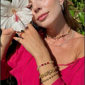 JAGGER NECKLACE- CALYPSO Rainbow Moonstone